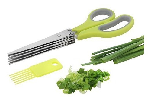 Briausa 5 Blade Professional Herb Scissors Tijera De Cocina