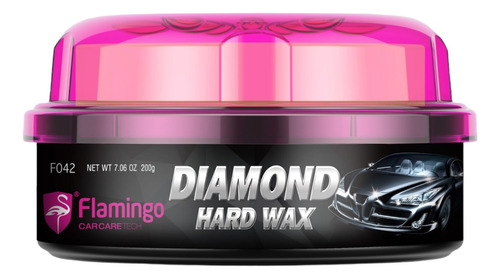 Cera Protectora Diamond Hard Flamingo + Esponja Aplicación