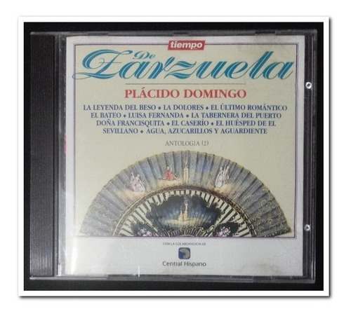 Plácido Domingo, De Zarzuela, Cd