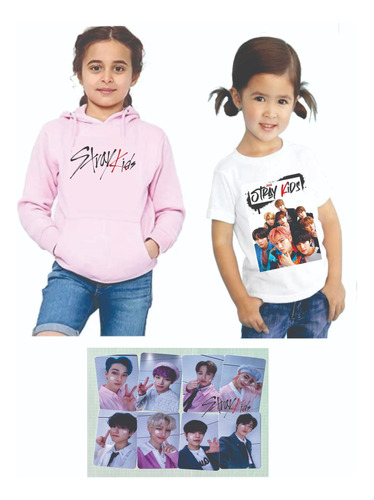 Sudadera Playera Y Cojin De Straykids Niña