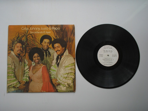 Lp Vinilo Celia Johnny Justo Y Papo Recordando Colombia 1976