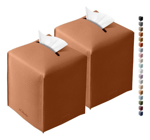 Funda De Caja De Pañuelos De Cuero Pu, Moderna Y Simple En C