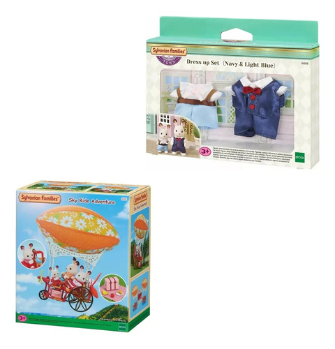 Combo Sylvanian Families Adventura+trajes Vestimenta Febo