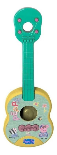 Brinquedo Instrumento Musical Peppa Pig Violao Candide 1520