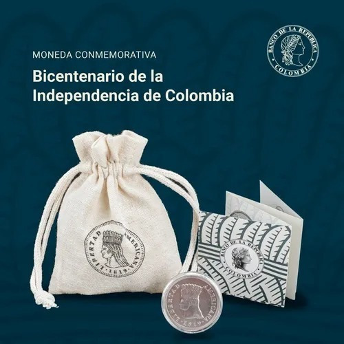Moneda 10000 Pesos Bicentenario Conmemorativa (kit) Original