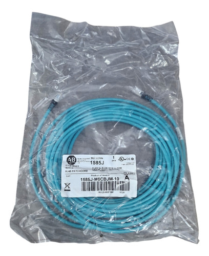 Cabo Ethernet 1585j M8cbjm-10 Allen Bradley 10m Rj45 1585j
