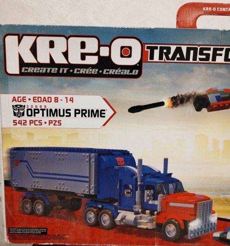 Optimus Prime Transformer Hasbro Kre-o De Colección