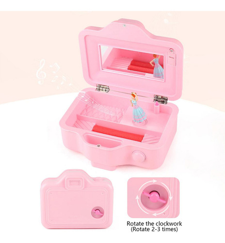 Mini Caja De Música X Projection Con Cámara Falsa, Caja De M
