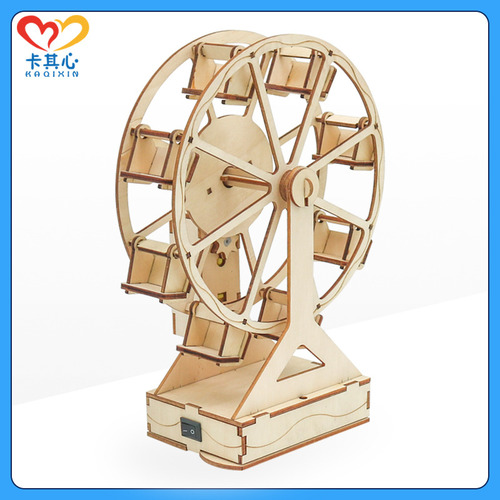 Kit De Madera De Juguete Mecánico De Construcción Ferris Whe