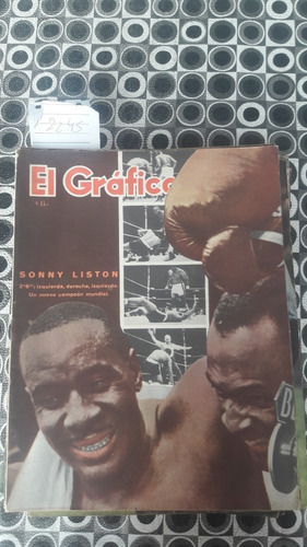 El Grafico 2243 3/10/1962 Sonny Liston Boxeo