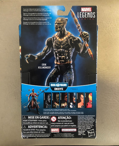 Imagen 3 de 3 de Marvel Legends. Erik Killmonger Okoye Baf