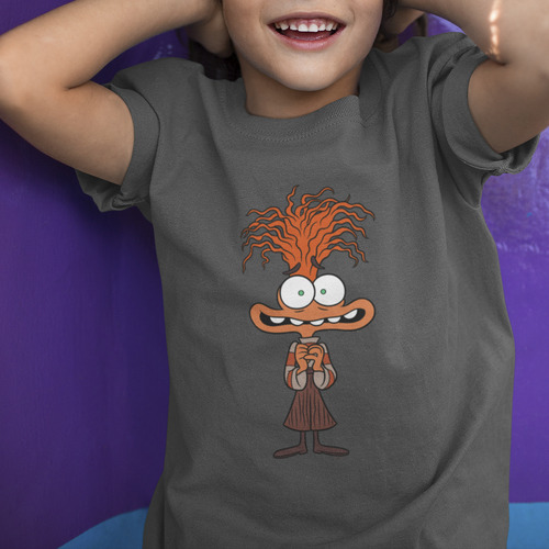 Pixar Playera Infantil Intensamente Ansiedad Oficial