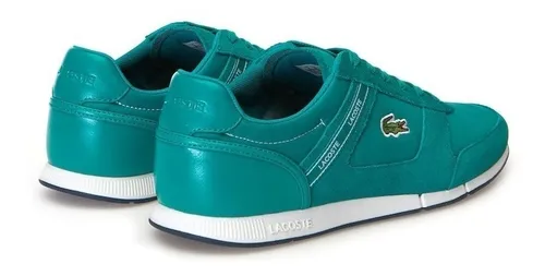 Zapatillas Lacoste Menerva Sport Verde Gn1 Rojo Rs7