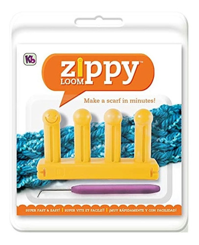 Auténtico Punto De Tejer Zippy Telar 525 Por 3 Amarillo