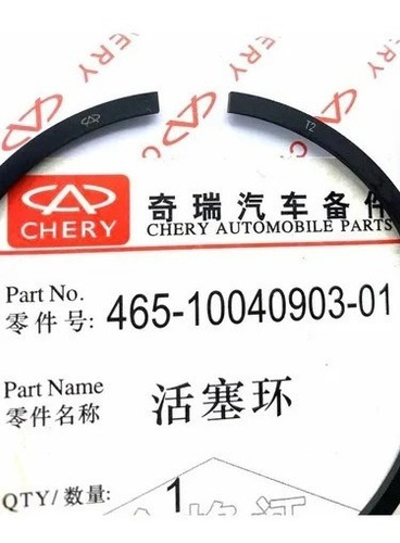 Anillos Chery Qq 8 Valvulas ( Standard Std / 0.50 = 0.20 )