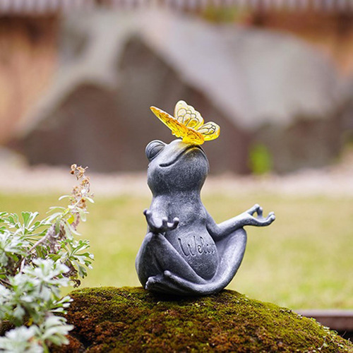 Lámpara Decorativa Con Forma De Rana Para Meditación Y