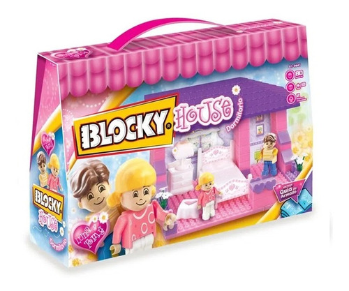 Blocky House 90 Piezas Dormitorio + Baño Originales 644