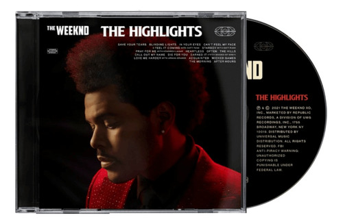 Cd The Weeknd - The Highlights Nuevo Y Sellado Obivinilos