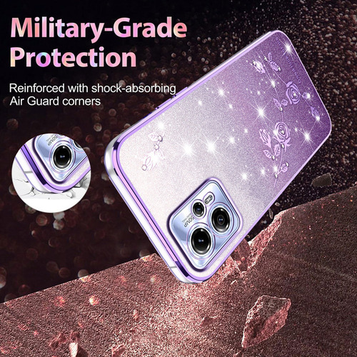 X, Funda For Motorola Moto G13/g23 Con For Mujeres Y Niñas