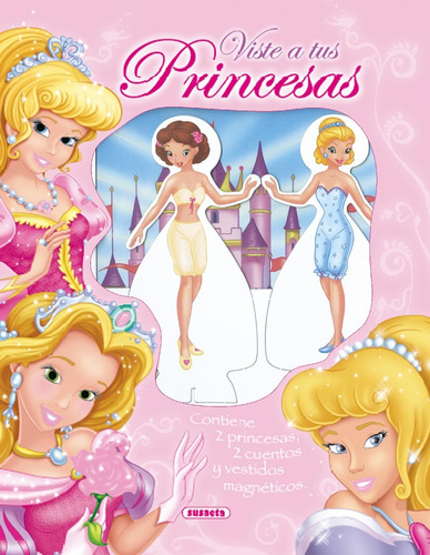 Libro - Viste A Tus Princesas Con Vestidos Magneticos 