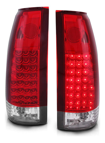 Luz Giro Trasera Led Anzousa Chevrolet Rojo Red Clear