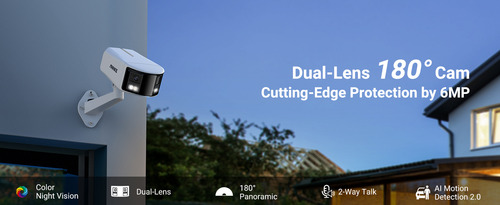 Camera Panorâmica Ip 3k Alta Resolução 6mp Ankke/hikvision