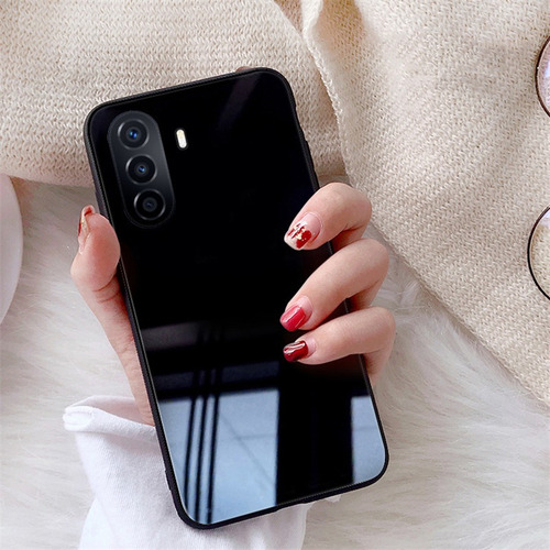 Estojo De Vidro Colorido Para Huawei Nova Y70 Plus