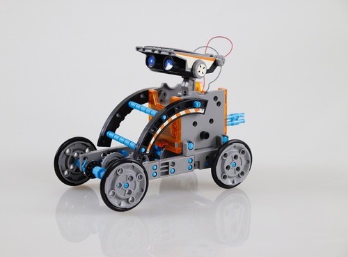Robot Solar, Kit 12-en-1, Ciencia Stem