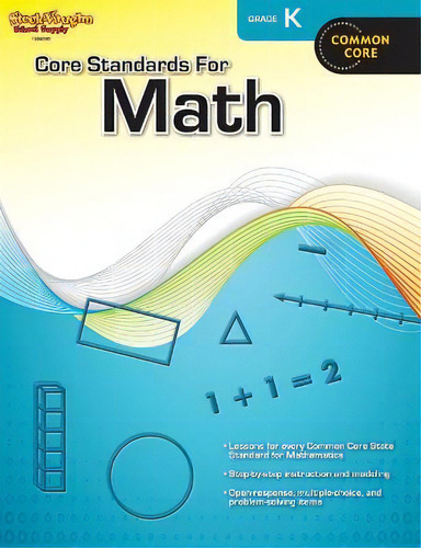 Core Standards For Math Reproducible Grade K, De Houghton Mifflin Harcourt. Editorial Steck Vaughn School Supply, Tapa Blanda En Inglés