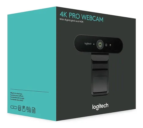 Logitech Brio Webcam - 90 Fps - Usb 3.0-4096 X 2160 Video...