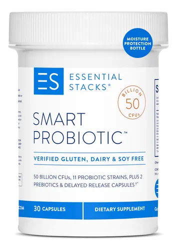 Suplemento Essential Stacks Smart Probiotic De 50 Mil Millon