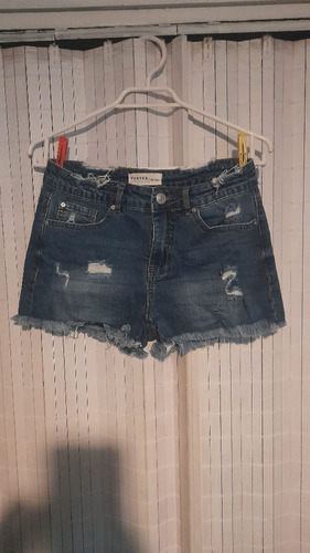 Short Azul Foster Talla 36 Denim Usado