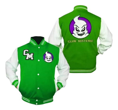 Sudadera Club Misterio Calidad Premium Bordado Verde