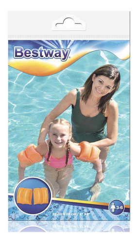 Bracitos Salvavidas Inflables Lisos 20x20cm Bestway Lanus