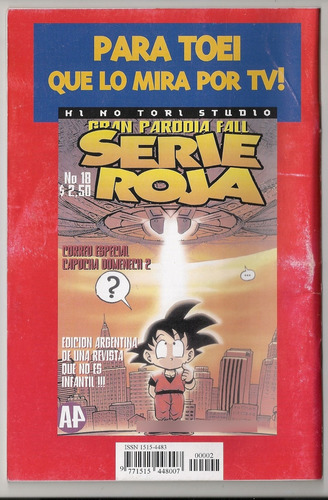 Revista Suigeneris Evangeniol La Parodia Número 2 (Usado)