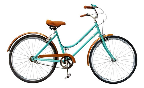 Bicicleta Vintage Urbana 6vel C/ Accesorios Personalizada Cm