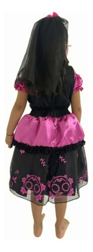 Source Disfraz Infantil, Catrinas, Catrina Fucsia, Modelo
