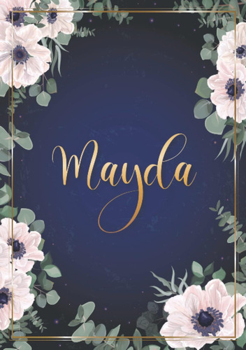 Libro: Mayda: Cuaderno De Notas A5 | Nombre Personalizado Ma