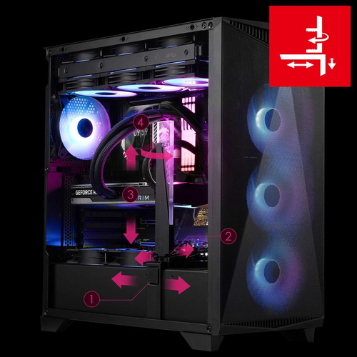 Msi Mpg Gungnir 300r Airflow - Case De Pc De Juego Media Pre