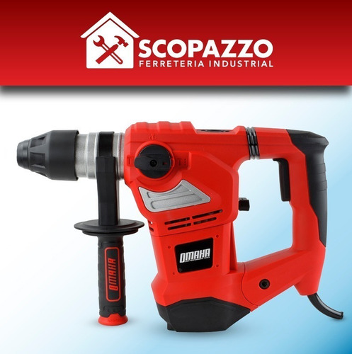 Imagen 2 de 10 de Rotomartillo Omaha Sds Plus 1800 W 7 J + 10 Mechas Stanley