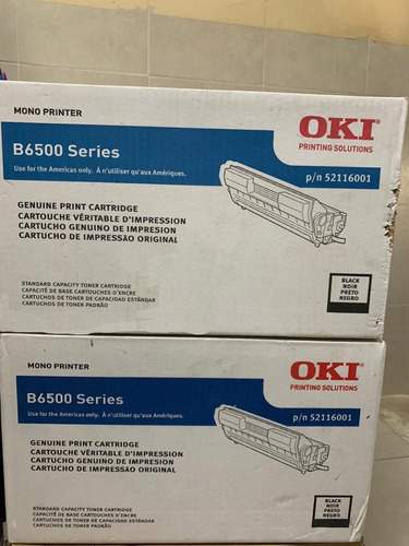 Toner Oki B6500 Series  Original Sellado De Fabrica