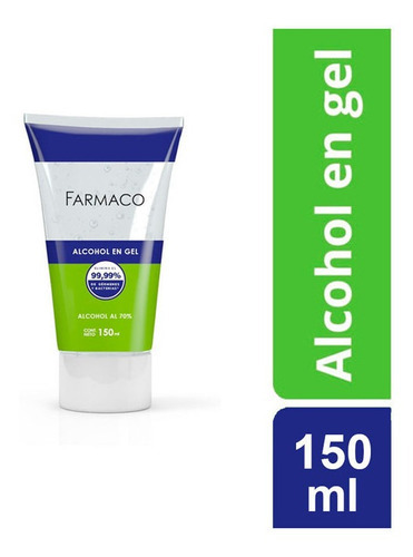 Alcohol Farmaco Gel en pomo fragancia a neutro 150 ml