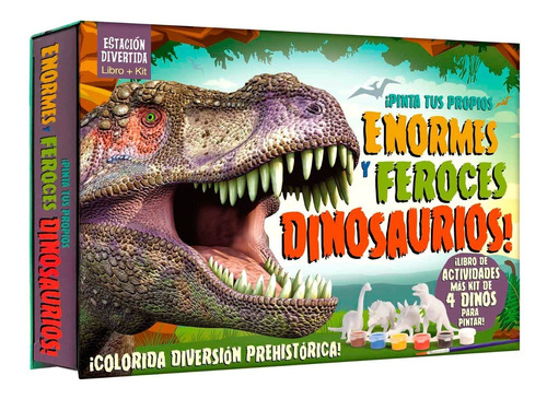 Pinta Tus Propios Enormes Y Feroces Dinosaurios
