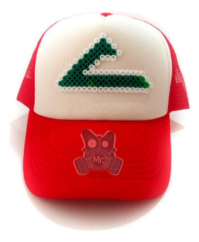 Gorra Ash Ketchum - Pokémon - Anime - Pixel Art 3d Retro 