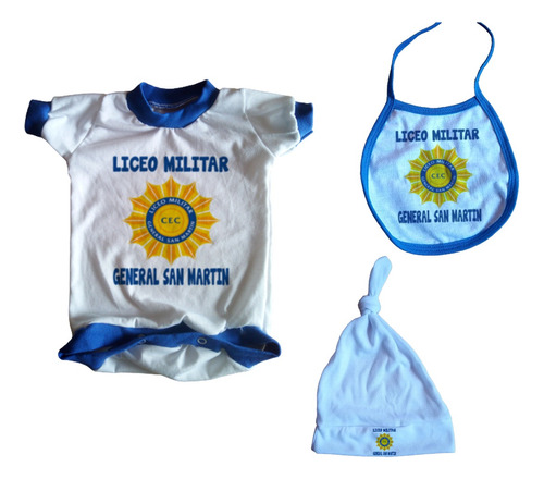 Set Bebe Body + Extras Rugby Liceo Militar San Martin