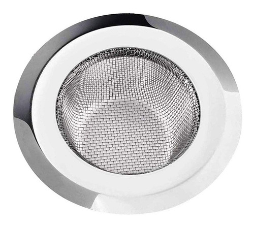 10 Ralo Ralinho Pia Aço Inox C/ Borda Cozinha Banheiro 7cm