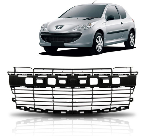 Imagen 1 de 3 de Rejilla Paragolpe Delantero Peugeot 207 T3 M/argentino