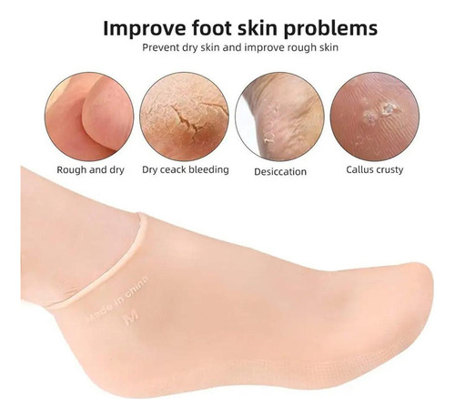 Pa Calcetines Pedicura Spa Pie Calcetines Hidratantes
