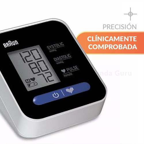Imagen 6 de 10 de Tensiómetro Digital De Brazo Braun Automatico App Bua5000arr
