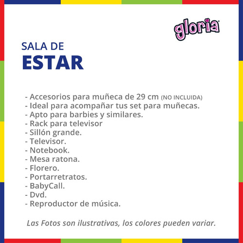 Imagen 3 de 10 de La Sala De Estar. Muebles De Muñecas Gloria